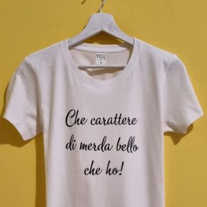 CHE CARATTERE DI MERDA BELLO CHE HO