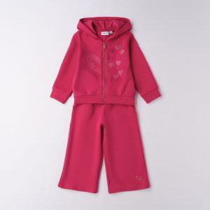 Felpa e pantalone tuta fucsia Completo 2 pezzi Sarabanda