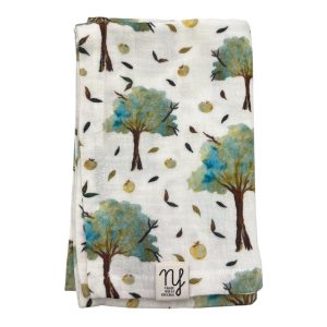 Mussola “Albero” cotone Nannafrufrù