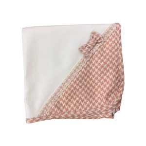 Mussola bianca e rosa Baby Gi