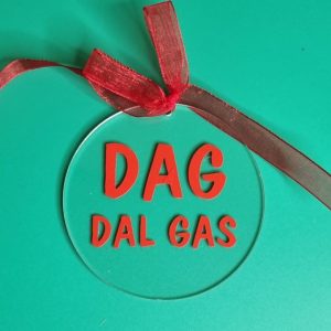 ADDOBBO NATALIZIO “DAG DAL GAS” (diametro 7,50 cm)