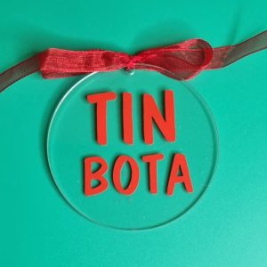 ADDOBBO NATALIZIO “TIN BOTA” (diametro 7,5 cm)