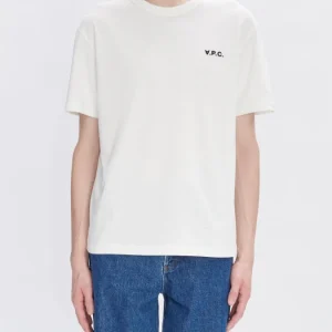 T-shirt boxy fit bianca con logo piccolo