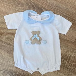 Pagliaccetto celeste orso Biribò