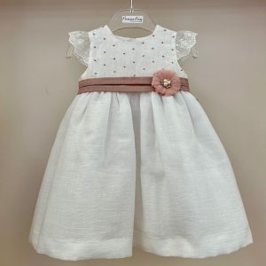 Abito bianco Ponto por Ponto