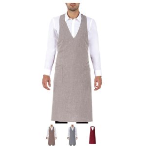 Grembiule Reno effetto lino