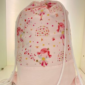 Sacco porta cambio fatina rosa