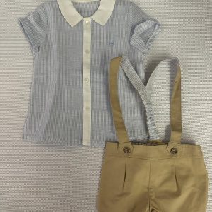 Completo 2 pezzi Salopette e camicia Marta Y Paula