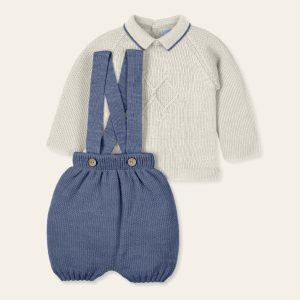 Salopette blu con polo Mac Ilusion