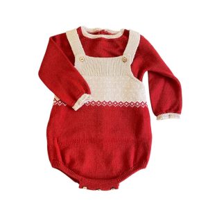 Salopette Rossa e Tortora Mac Ilusion