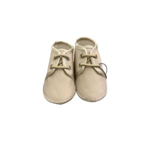 Scarpina in raso beige Baby A
