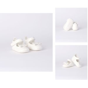 Ballerine bianca con fiocco Minibanda