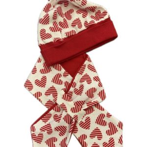 Set cappello e sciarpa cuori Agatha ruiz de la Prada