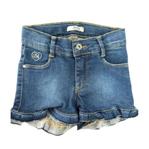 Short bimba in cotone effetto jeans DrKid