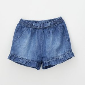 Short denim fiocco Minibanda