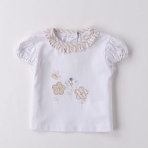 T-shirt fiorellini Minibanda