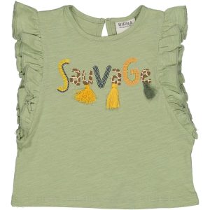 T-shirt sauvage verde Birba