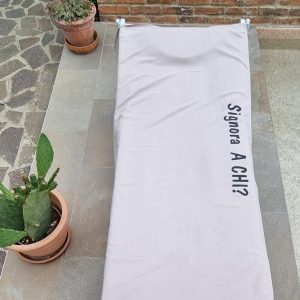 TELO in microfibra 90×160 “Signora a chi?”