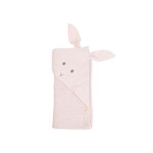 Triangolo da bagno bunny rosa baby Gi