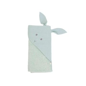 Triangolo da bagno bunny verde salvia Baby Gi