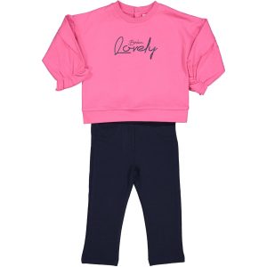 Completo Birba blu e fuxia