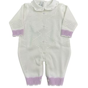 Tutina bianca e lilla I Delfi