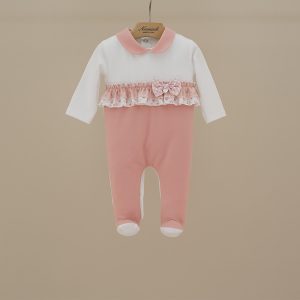 Tutina bianco pesco Ninnaoh