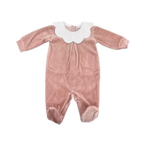 Tutina in ciniglia rosa pallido Pappa e Latte