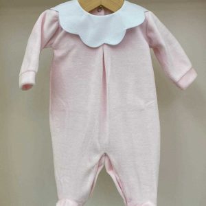 Tutina in ciniglia rosa chiaro Pappa e Latte