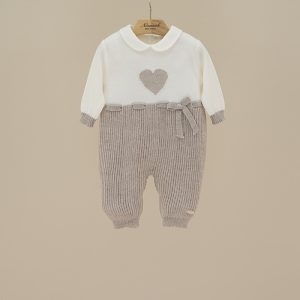 Tutina cuore beige Ninnaoh