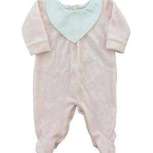 Tutina in ciniglia cuoricini Pappa e Latte