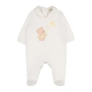 Tutina orsetto bianca Nanan