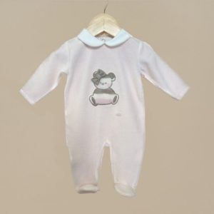 Tutina rosa con orsetto Ninnaoh