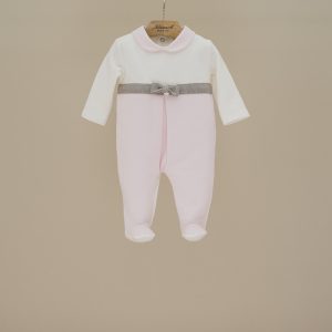 Tutina panna rosa e beige Ninnaoh