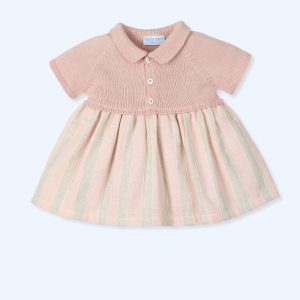 Vestito e culotte rosa e tortora Mac Ilusion