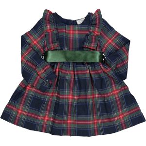 Vestito tartan blu Birba