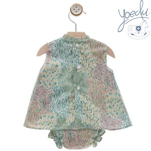 Completo due pezzi prato fiorito Yoedu