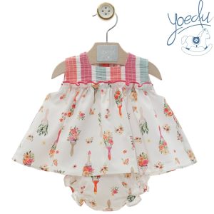 Completo due pezzi fiori Yoedu