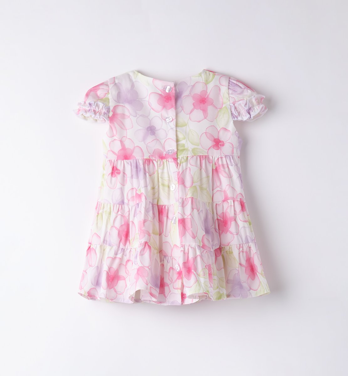 Vestito fiocchi e fiori Minibanda - immagine 4