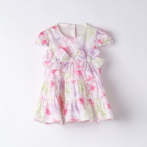 Vestito fiocchi e fiori Minibanda