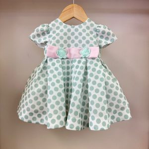 Vestito pois verde acqua I Delfi