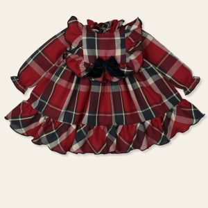 Vestito a quadri rosso Mac Ilusion